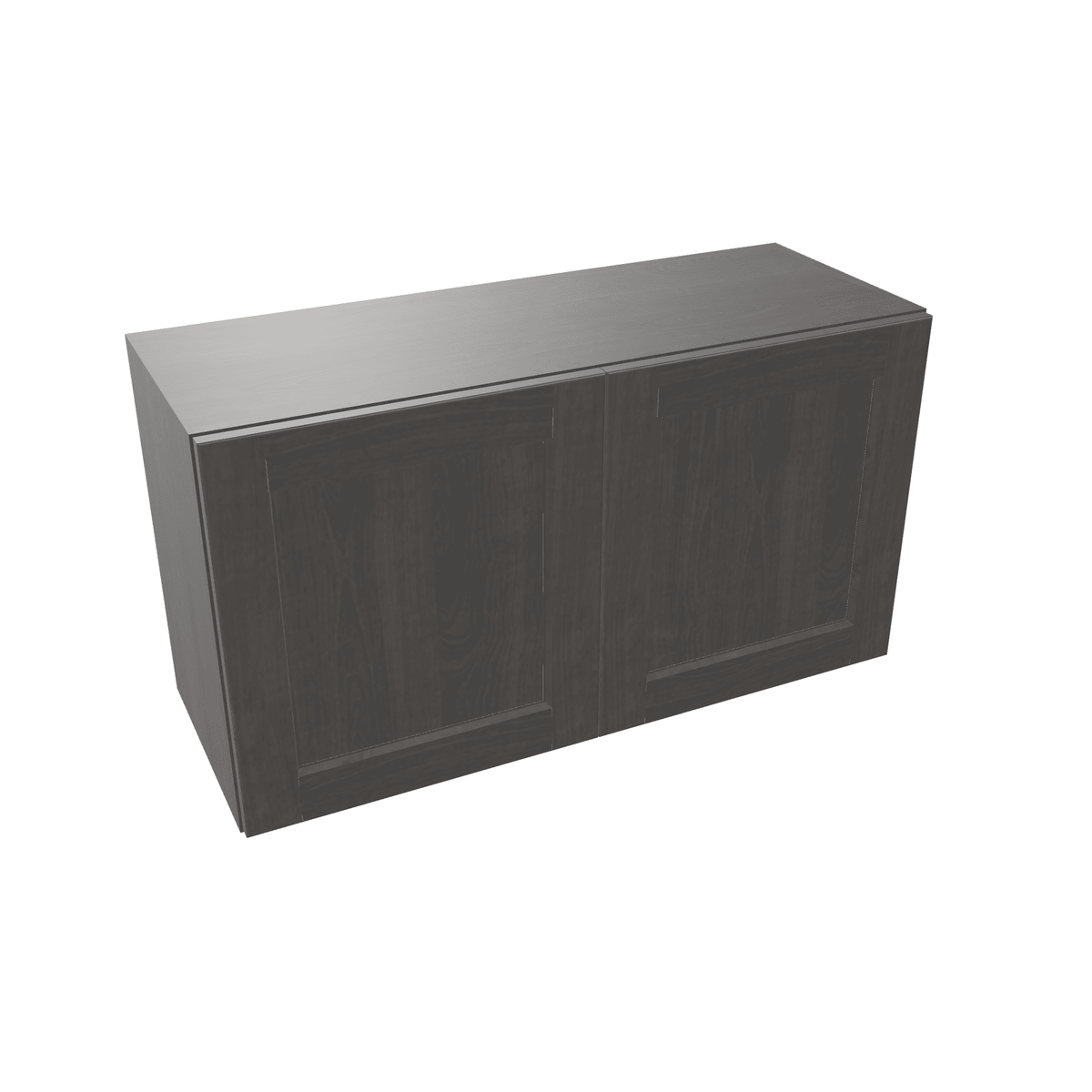 Smoky-Grey Assembled Wall Cabinet Abridged 15" High 2 Door
