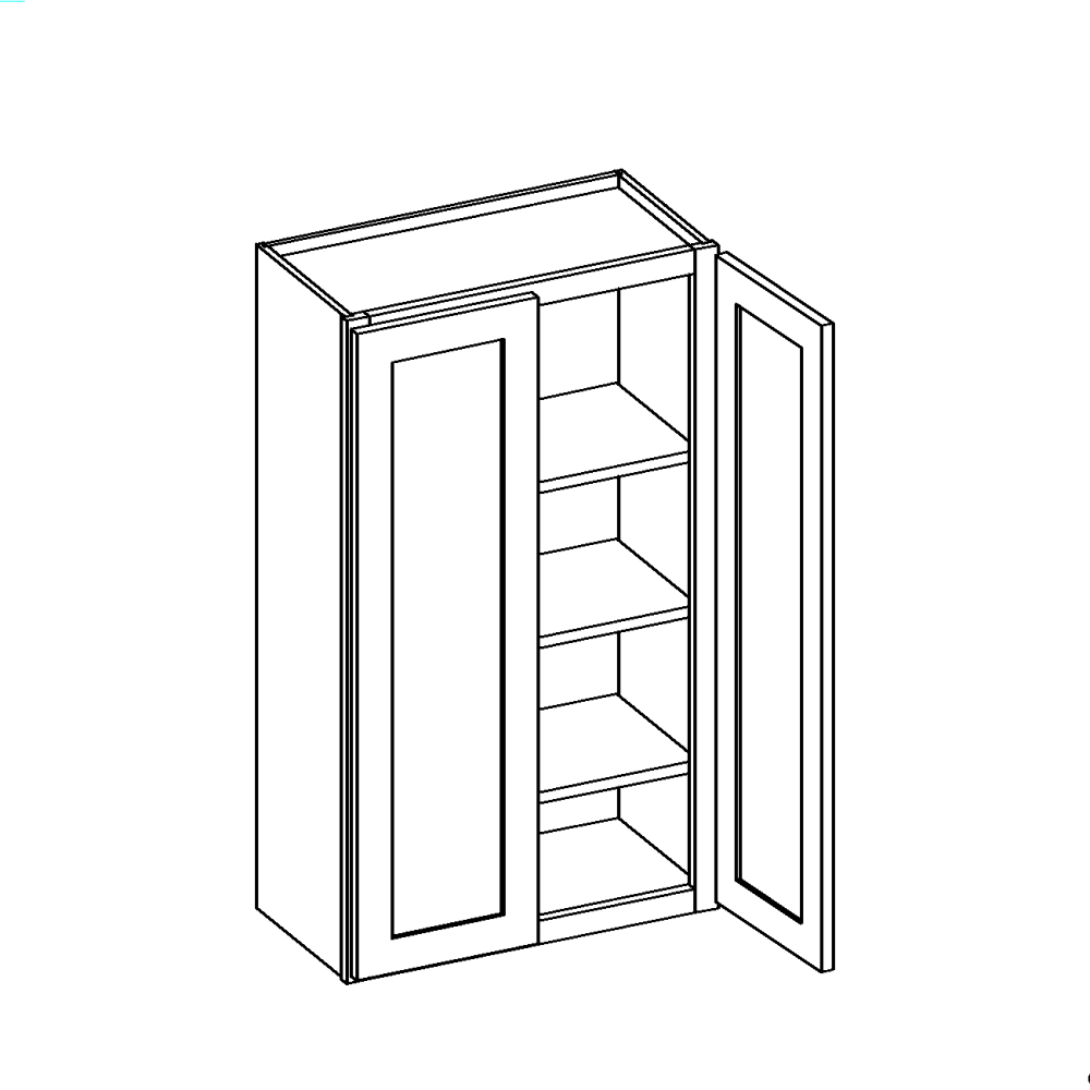 Haven Ridge Wall Cabinet 42" High 2 Door