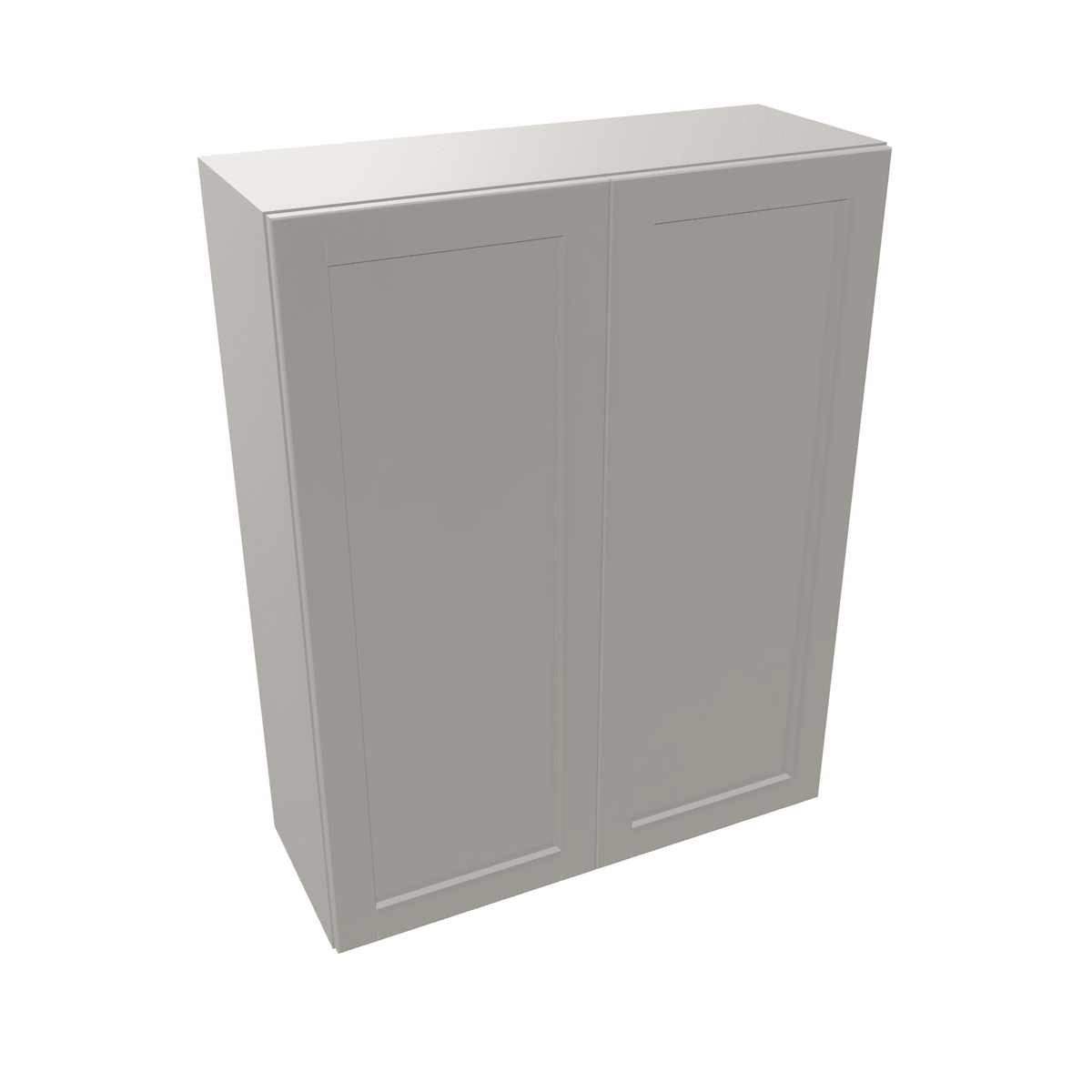 Misty-Grey Assembled Wall Cabinet 2 Door 42" High