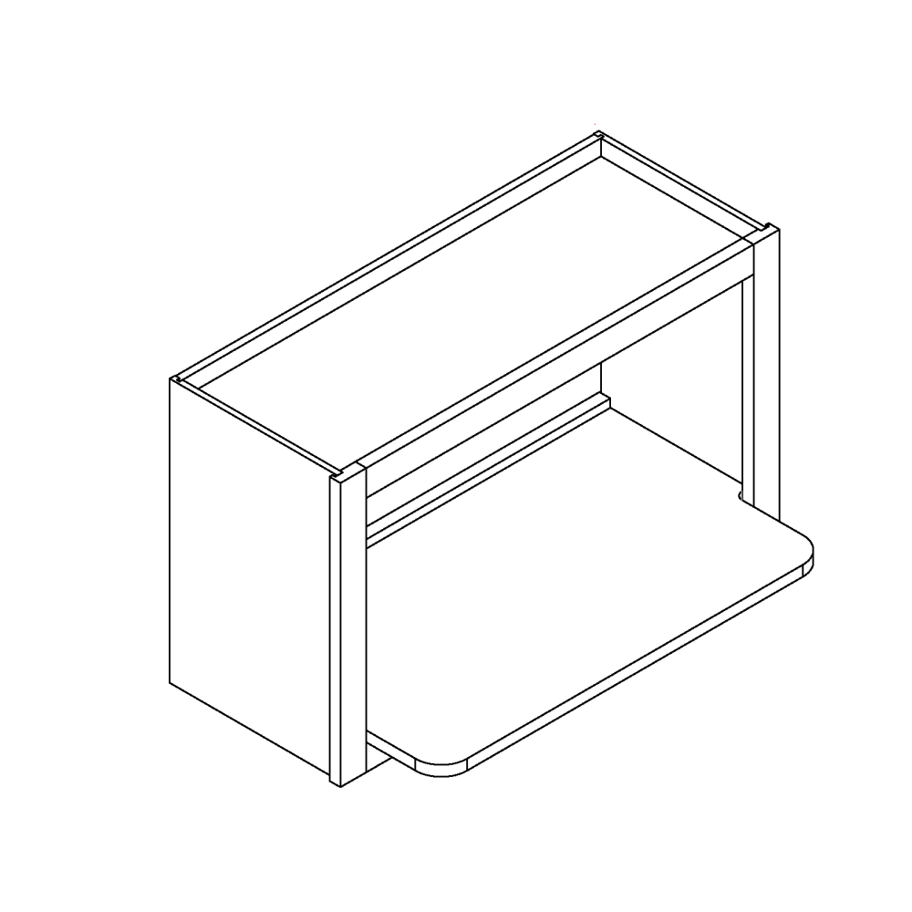Haven Ridge Wall Cabinet Microwave Kit