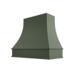 Shaker Ivy Hood ASH 1V Ashville Sloped Classic Moulding Smooth Wood