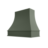 Shaker Ivy Hood ASH 1V Ashville Sloped Classic Moulding Smooth Wood