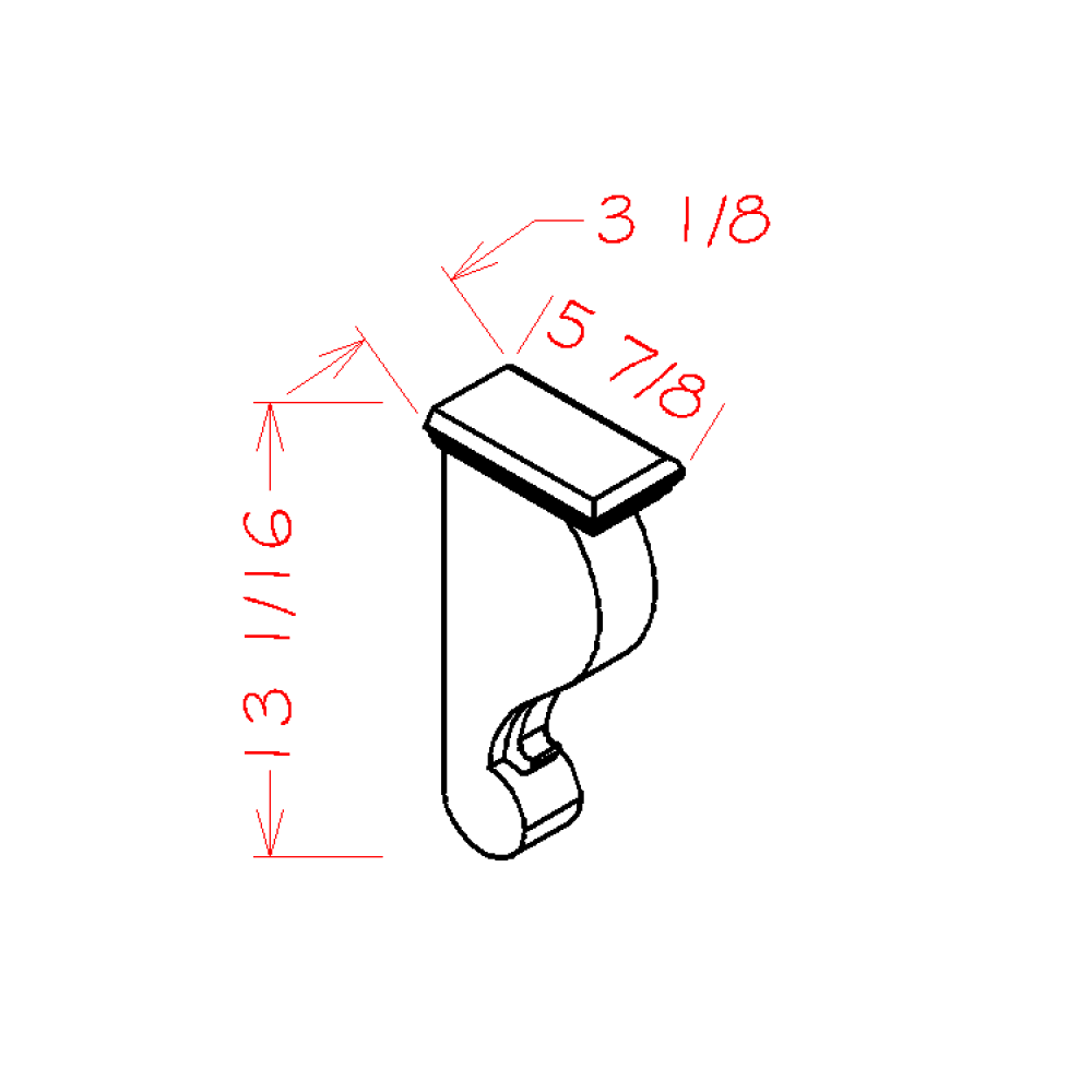 Haven Harbor Accessory Traditional Corbel - additional view