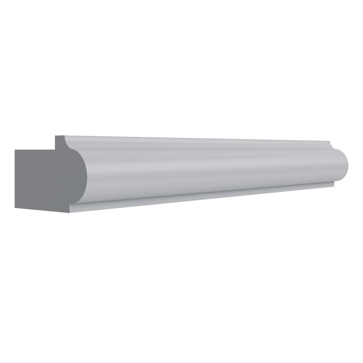 Belmont Grey Molding Light Rail Narrow