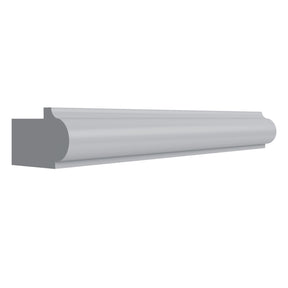Belmont Grey Molding Light Rail Narrow