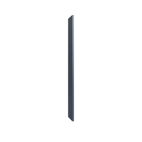 Belmont Midnight Panel Book Case End: 15" Depth x 96" height