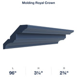 Belmont-Midnight: Molding Royal Crown