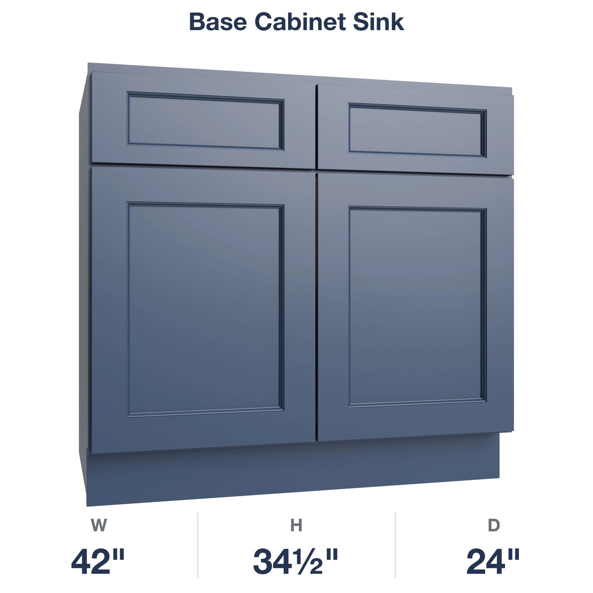 Belmont-Midnight Base Cabinet Sink