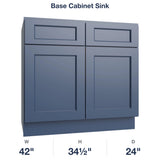 Belmont-Midnight Base Cabinet Sink