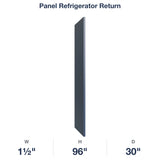 Belmont-Midnight: Panel Refrigerator Return