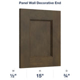 Belmont-Slate: Panel Wall Decorative End