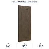 Belmont-Slate: Panel Wall Decorative End