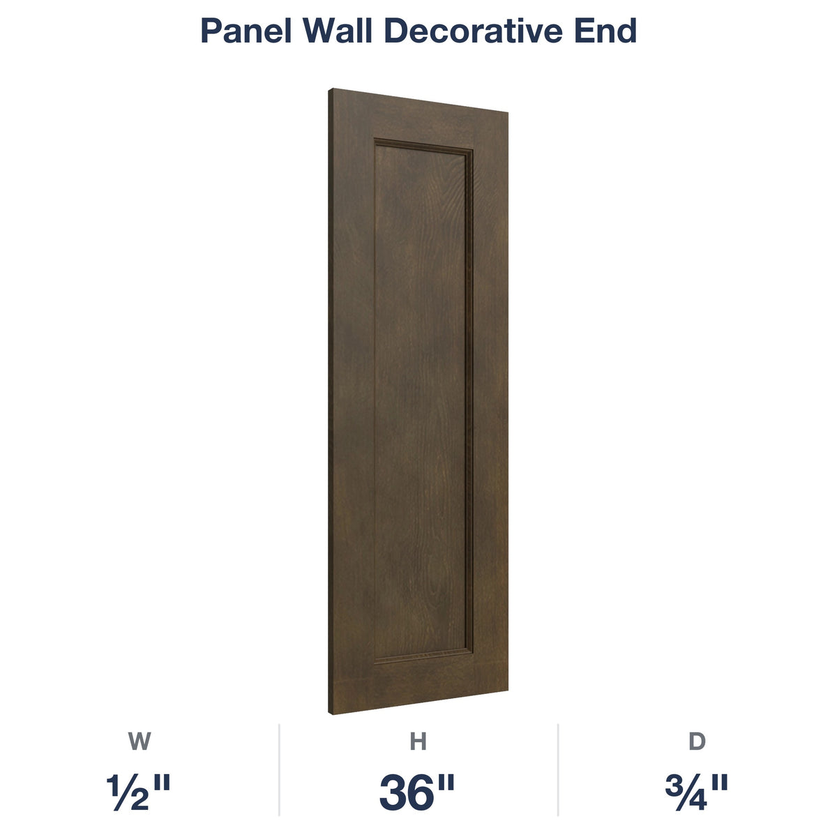 Belmont-Slate: Panel Wall Decorative End