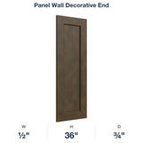 Belmont-Slate: Panel Wall Decorative End