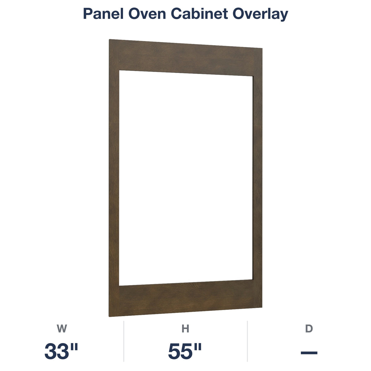 Belmont-Slate: Panel Oven Cabinet Overlay