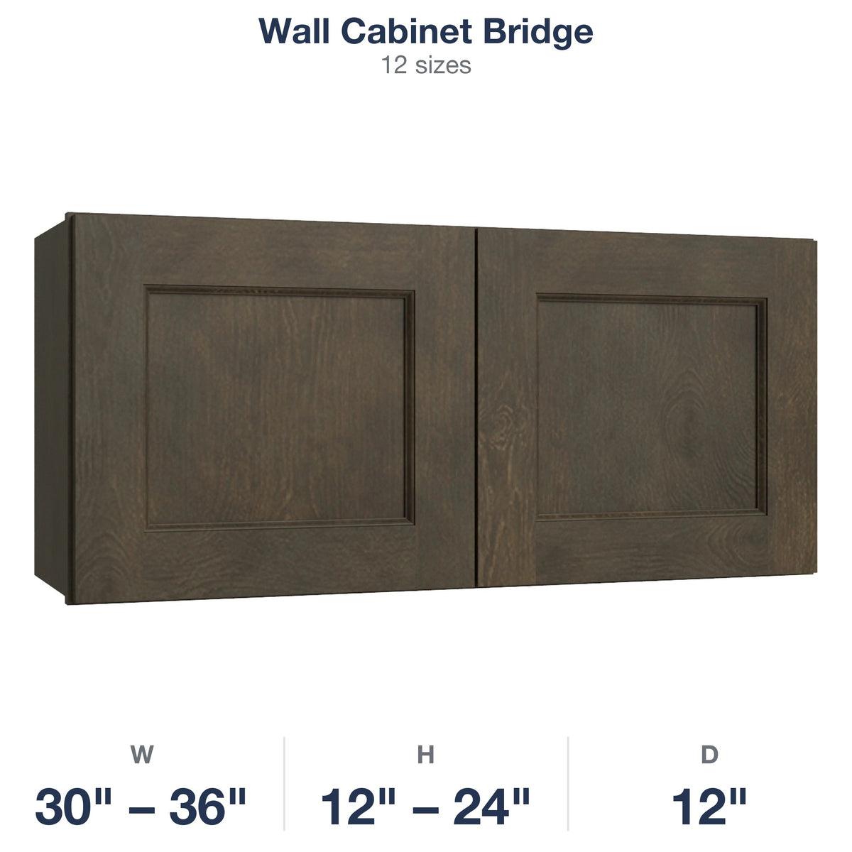 Belmont-Slate Wall Cabinet Bridge