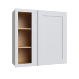 Belmont White Wall Cabinet Corner Blind 36" Wide
