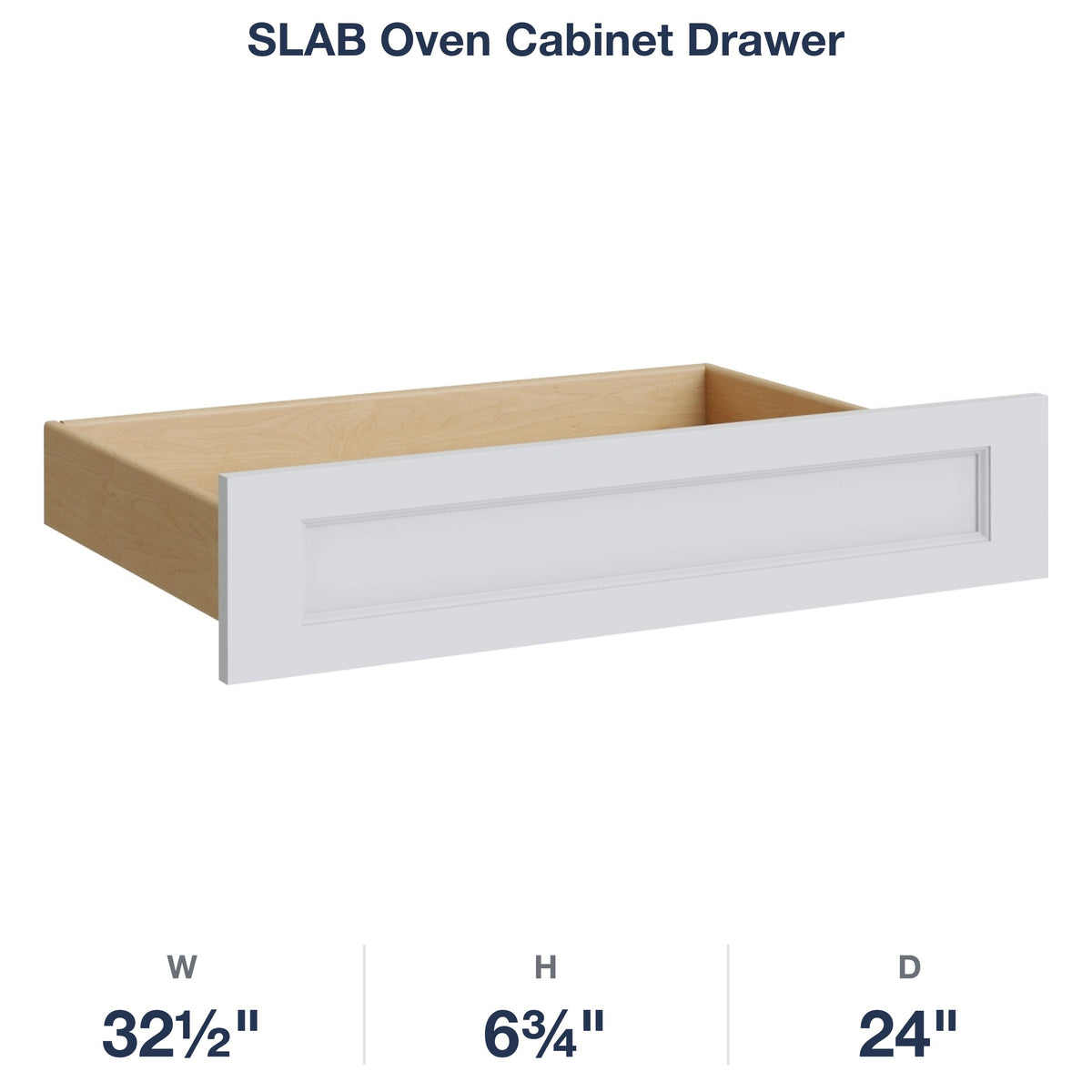 Belmont-White: SLAB Oven Cabinet Drawer
