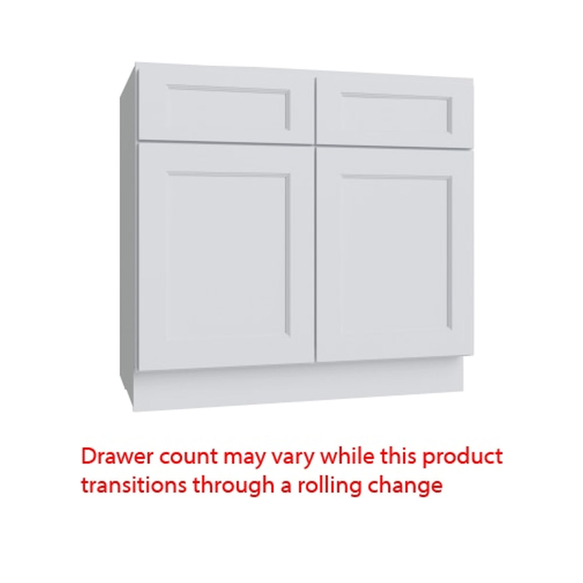 Belmont White Base Cabinet Sink