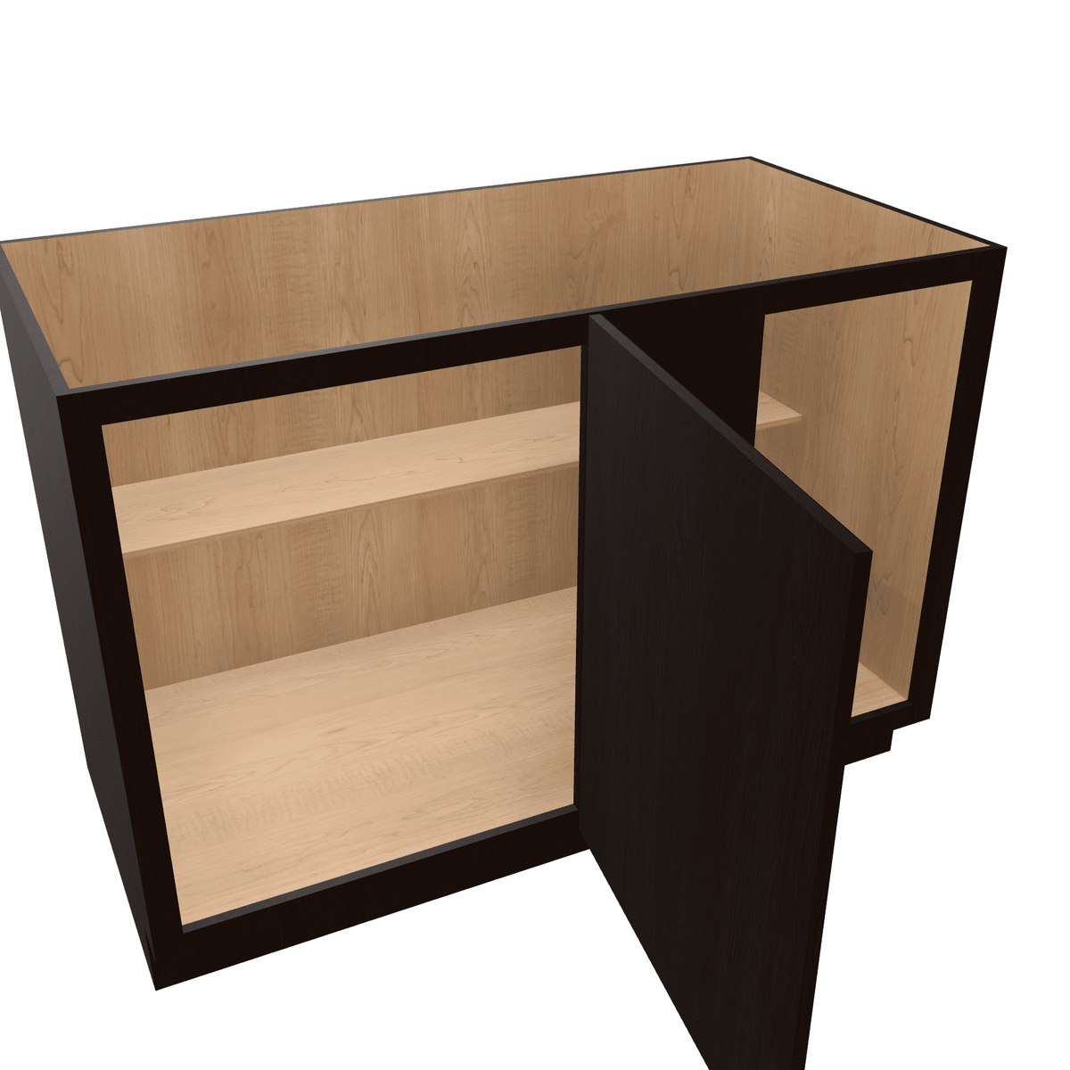 Espresso Assembled Base Cabinet Corner Blind Full Height