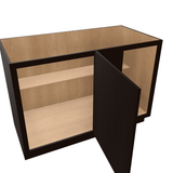 Espresso Assembled Base Cabinet Corner Blind Full Height