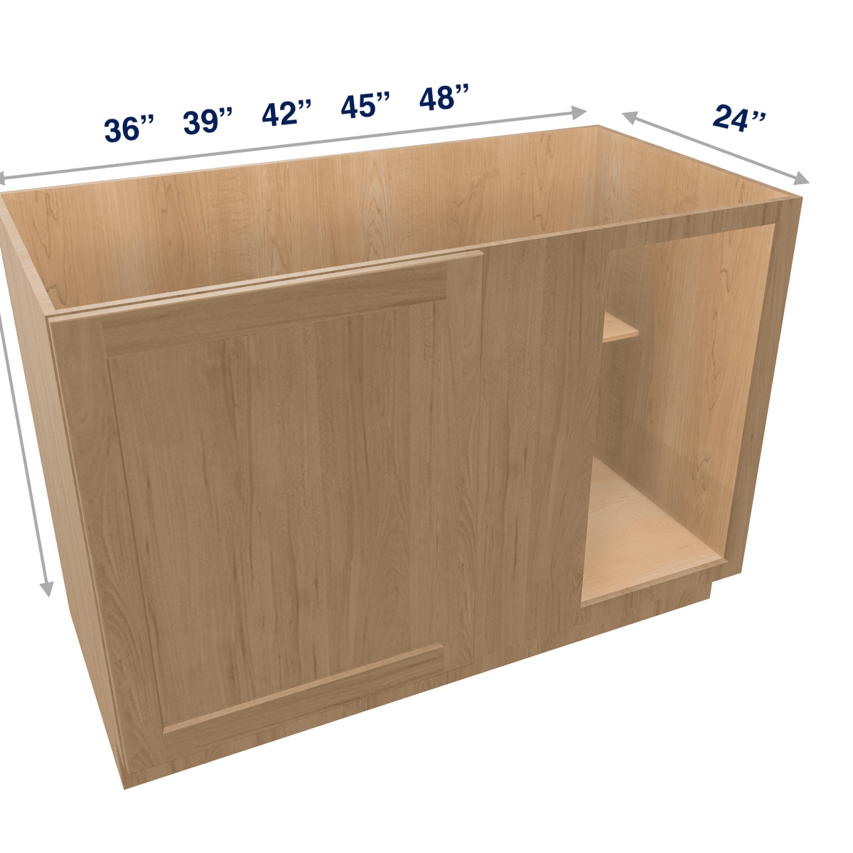 Harvest Assembled Base Cabinet Corner Blind Full Height