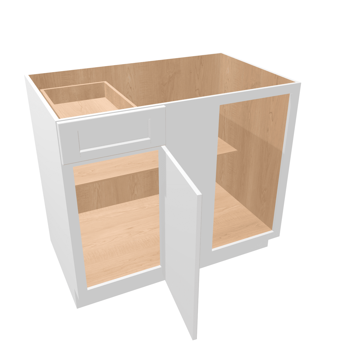 Luxor-White Assembled Base Cabinet Corner Blind