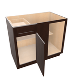 Espresso Assembled Base Cabinet Corner Blind