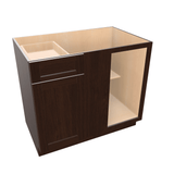 Espresso Assembled Base Cabinet Corner Blind