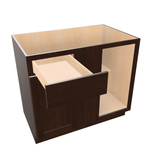 Espresso Assembled Base Cabinet Corner Blind