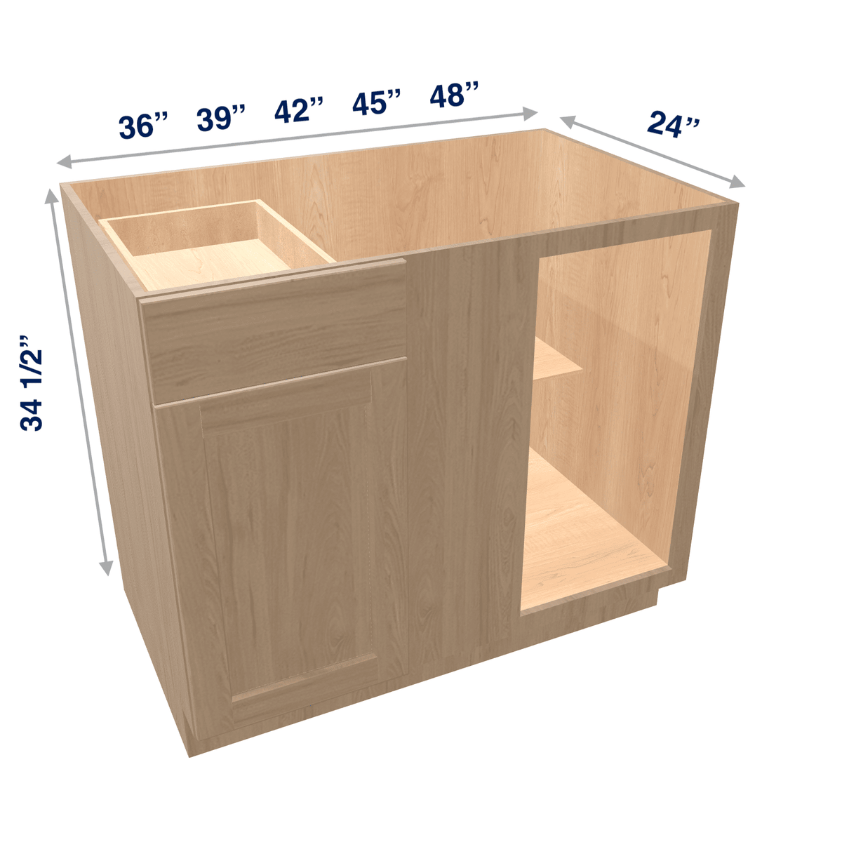 Harvest Assembled Base Cabinet Corner Blind