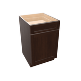 Espresso Assembled Base Cabinet 1 Door 1 Drawer