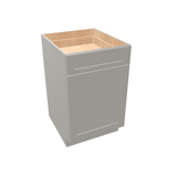 Misty-Grey Assembled Base Cabinet 1 Door 1 Drawer