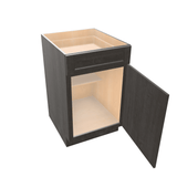 Smoky-Grey Assembled Base Cabinet 1 Door 1 Drawer