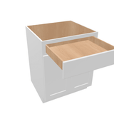 Luxor-White Assembled Base Cabinet 2 Door 1 Drawer