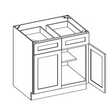  Base Cabinet 2 Door 2 Drawer