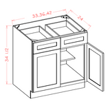 Haven-Dune Base Cabinet 2 Door 2 Drawer