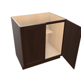 Espresso Assembled Base Cabinet 2 Door Full-Height