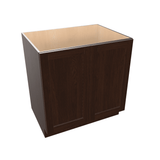 Espresso Assembled Base Cabinet 2 Door Full-Height