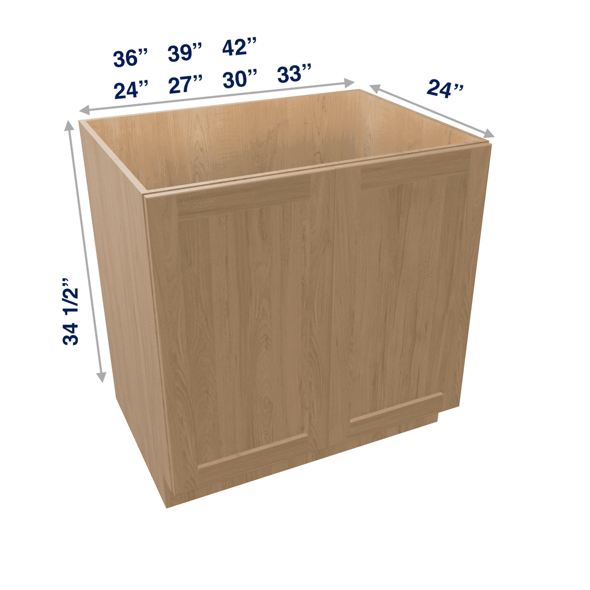 Harvest Assembled Base Cabinet 2 Door Full-Height