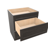 Smoky-Grey Assembled Base Cabinet 3 Drawer