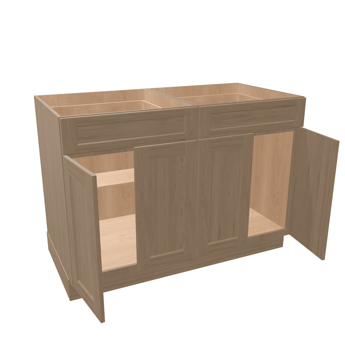 Harvest Assembled Base Cabinet 4 Door 2 Drawer 48" Wide