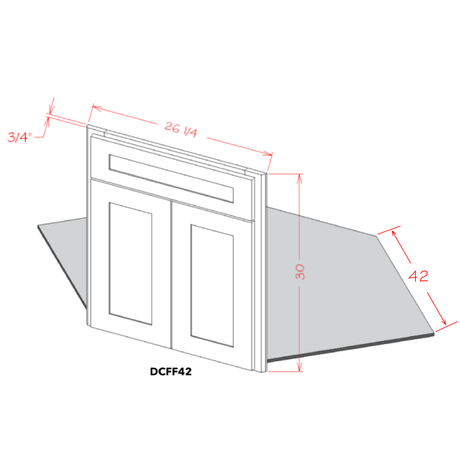Base Cabinet Corner Diagonal Sink Kit