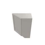 Misty-Grey Assembled Base Cabinet Transition End 1 Door 12" Wide