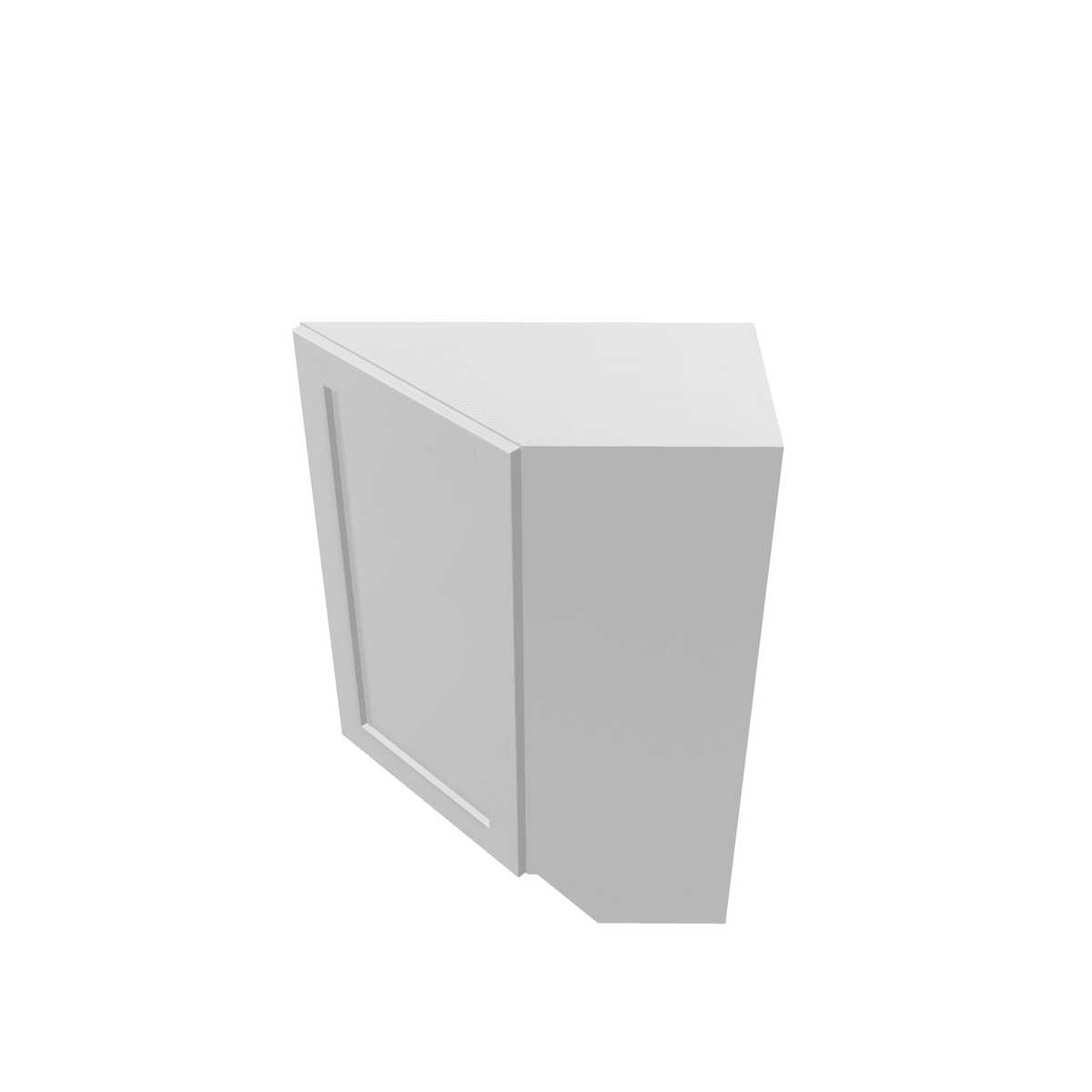Luxor-White Assembled Base Cabinet Transition End 1 Door 12" Wide