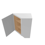 Luxor-White Assembled Base Cabinet Transition End 1 Door 12" Wide