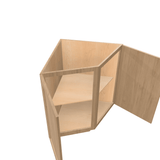 Harvest Assembled Base Cabinet Transition End 2 Door 24" Wide
