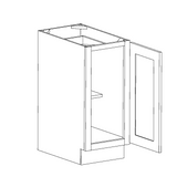 Base Full Height 1 Door Cabinet