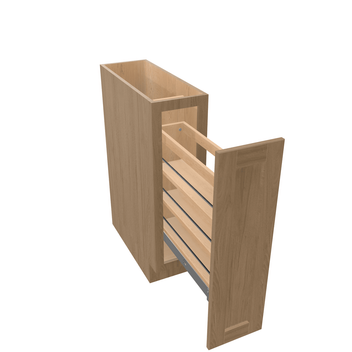 Harvest Assembled Base Cabinet 1 Door Full-Height 9" Wide (Tray Base)