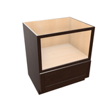 Espresso Base Cabinet Microwave 24" - 30" Wide
